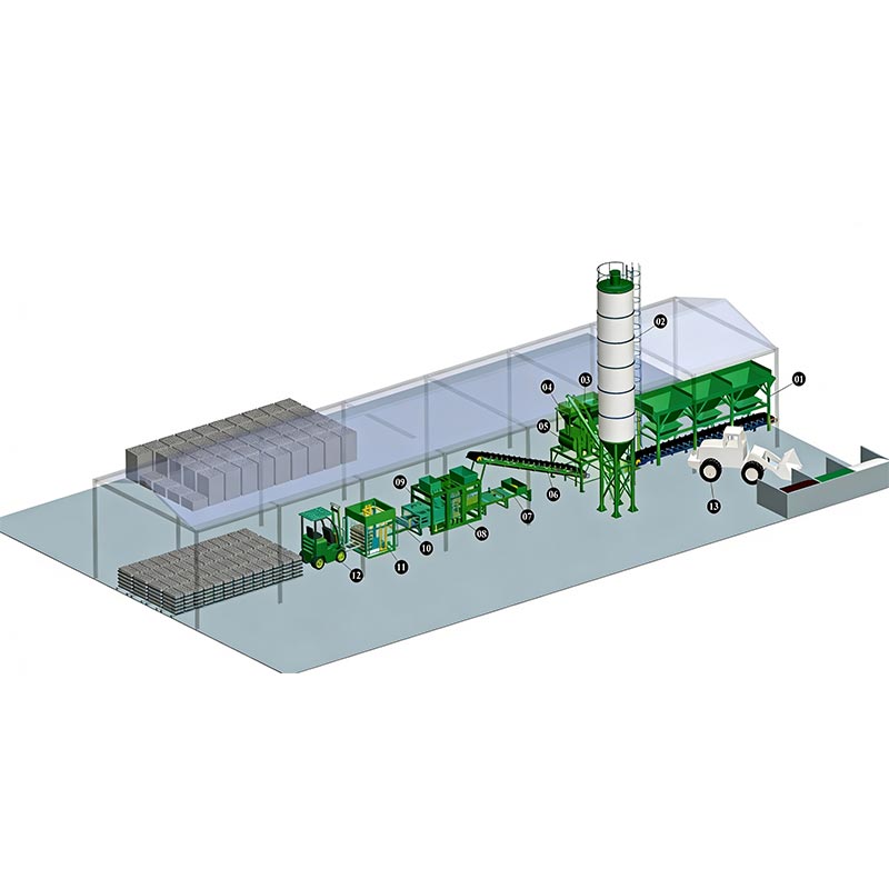 เครื่องทำอิฐบล็อกกลวง