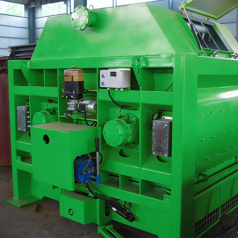 เครื่องผสมคอนกรีตซีเมนต์เพลาคู่